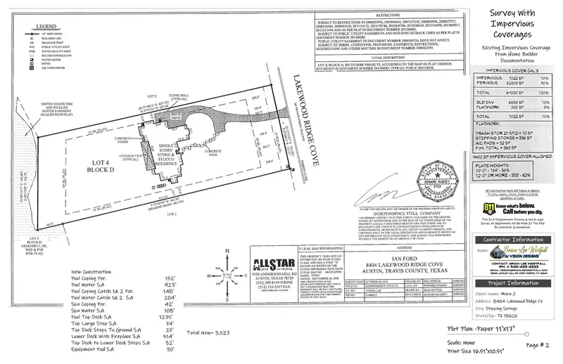 Austin Plan - Survey Site View