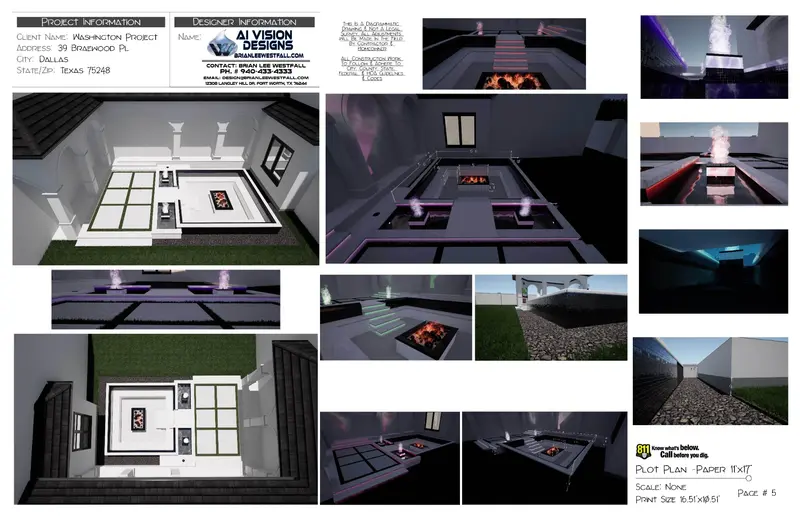 Dallas Plan - Fire Pit Renders