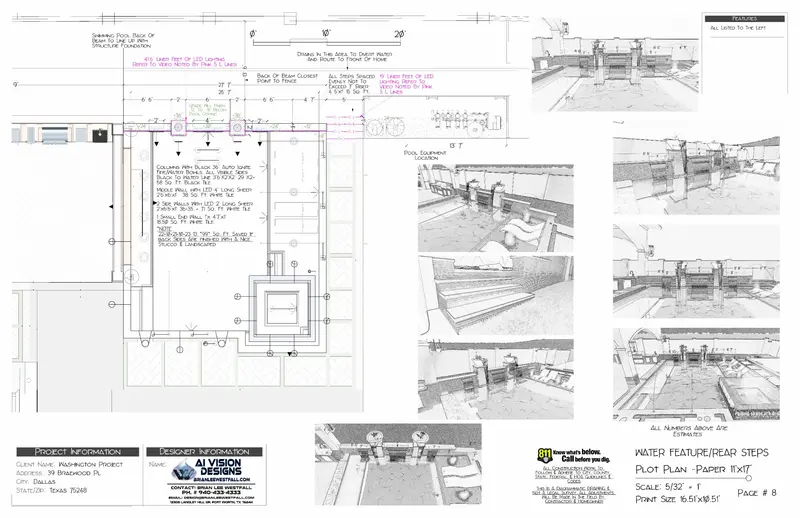 Dallas Plan - Water Features